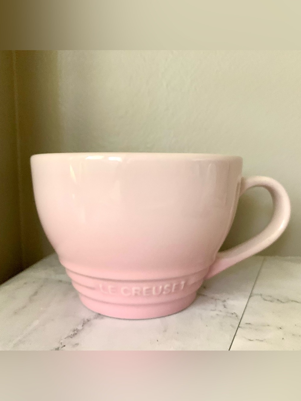 LE CREUSET second choix 400 ML STONEWARE GIANT CAPP CUPS - SHELL PINK